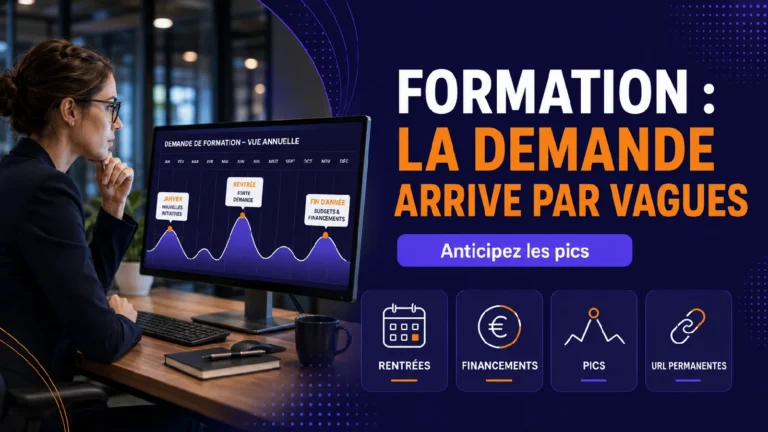 demande saisonnière des organismes de formation