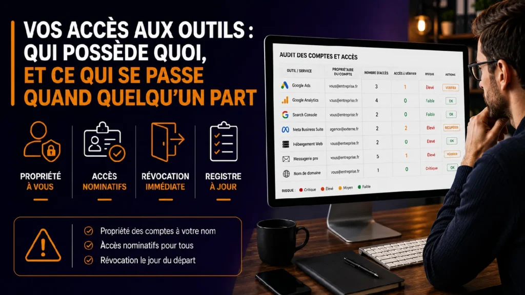 organiser les accès aux outils