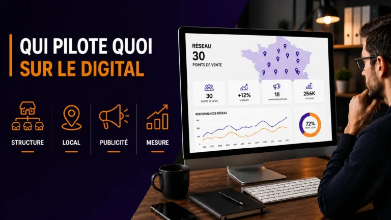 digital d’un réseau de franchises