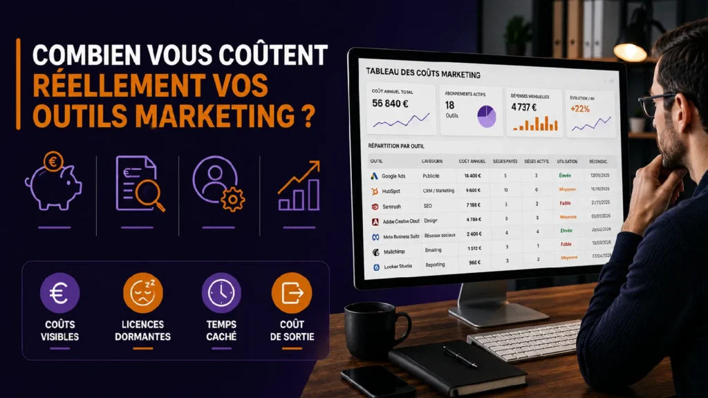 coût caché des outils marketing