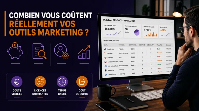 coût caché des outils marketing