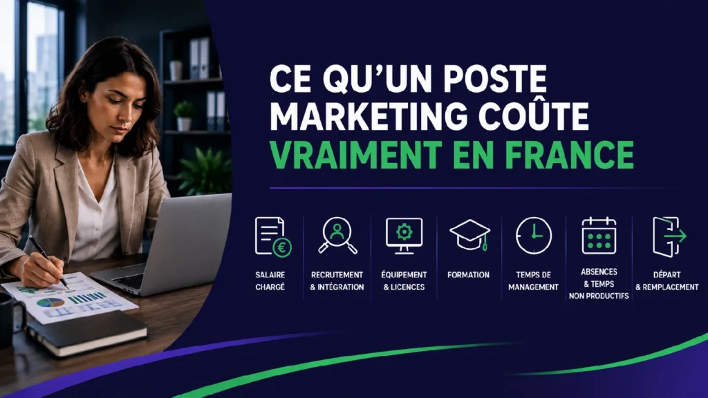 coût d’un poste marketing en France