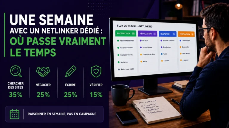 quotidien d’un netlinker dédié
