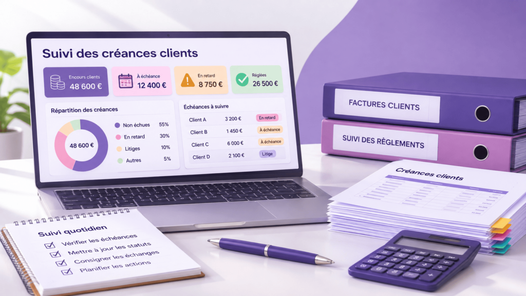 suivi des creances clients